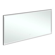 V&B Spiegel Subway 3.0 Alu-Rahmen, 160x75x4,75cm, sw matt/we ma