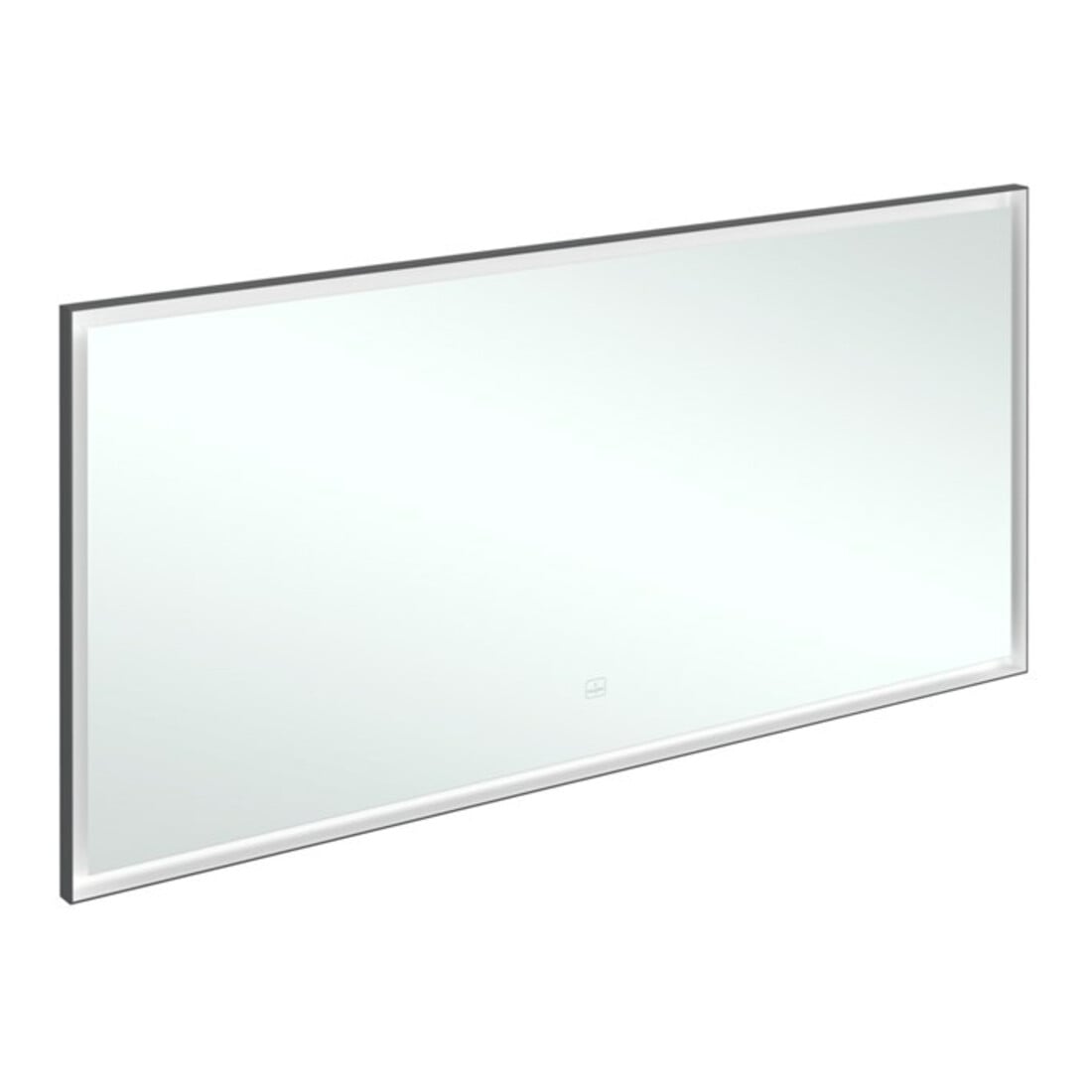 V&B Spiegel Subway 3.0 Alu-Rahmen, 160x75x4,75cm, sw matt/we ma