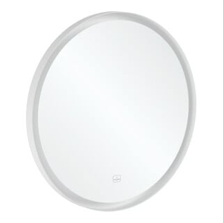 V&B Spiegel Subway 3.0 Alu-Rahmen, rd, 71,2x71,2x4,5cm, we matt
