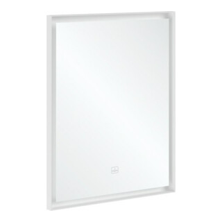 V&B Spiegel Subway 3.0 Aluminiumrahmen, 60x75x4,75cm, weiß matt