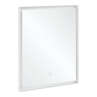 V&B Spiegel Subway 3.0 Aluminiumrahmen, 65x75x4,75cm, weiß matt