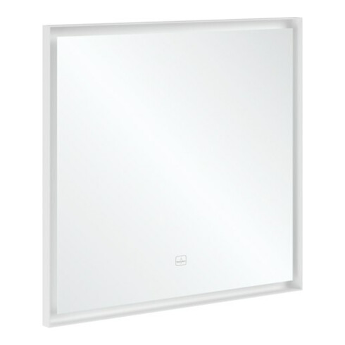 V&B Spiegel Subway 3.0 Aluminiumrahmen, 80x75x4,75cm, weiß matt