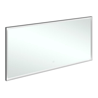 V&B Spiegel Subway 3.0 Cadre alu, 160x75x4,75cm, noir mat/we ma