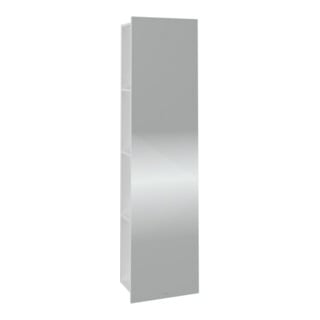 V&B Spiegelregal Subway 3.0 45x170x30 cm, avec étagère à gauche, blanc pur