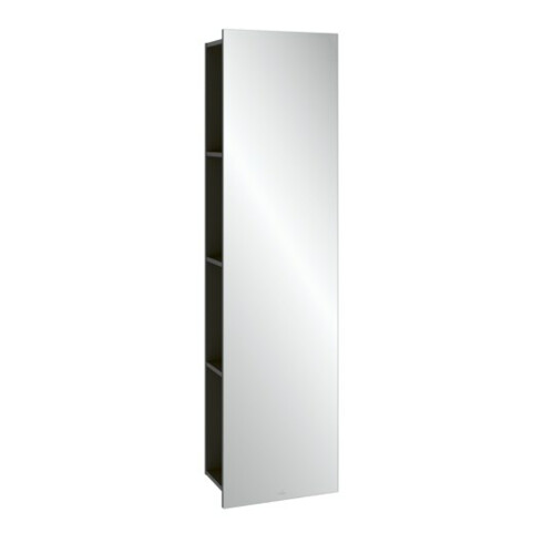 V&B Spiegelregal Subway 3.0 45x170x30cm, mit Regal links, graphite