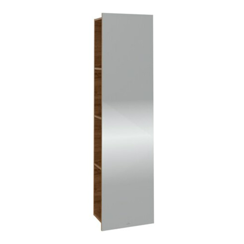 V&B Spiegelregal Subway 3.0 45x170x30cm, mit Regal links, kansas oak