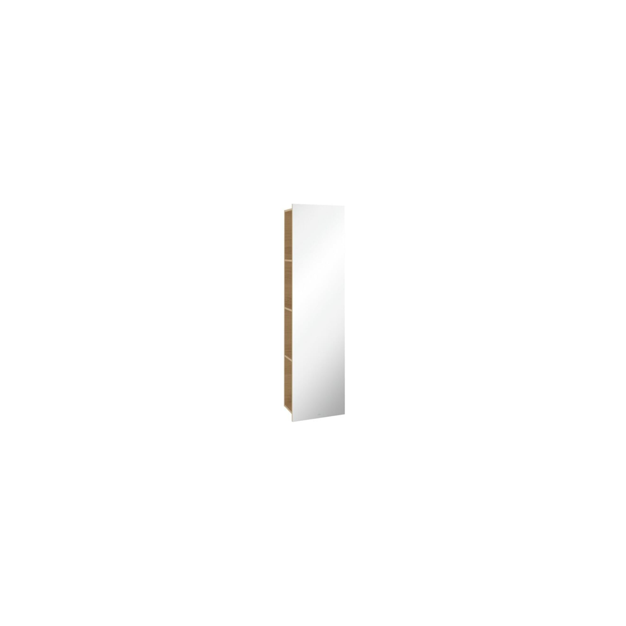 V&B Spiegelregal Subway 3.0 45x170x30cm, mit Regal links, nordic oak ; Villeroy & Boch