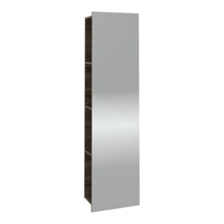 V&B Spiegelregal Subway 3.0 45x170x30cm, mit Regal links, stone oak