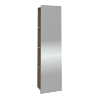 V&B Spiegelregal Subway 3.0 45x170x30cm, mit Regal links, taupe