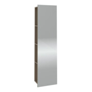 V&B Spiegelregal Subway 3.0 45x170x30cm, mit Regal links, taupe