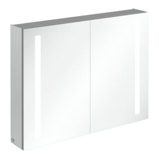 V&B Spiegelschrank MY VIEW 14 100x75x17,3cm, 26,4 W, LED, 2 portes