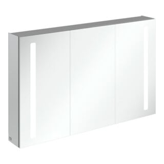 V&B Spiegelschrank MY VIEW 14 120x75x17,3cm, 27,18 W, LED, 3 portes