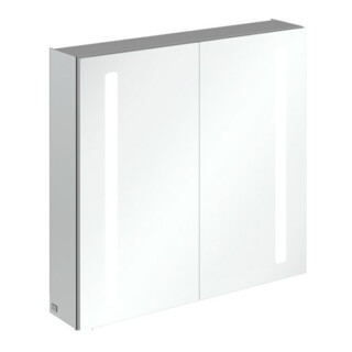 V&B Spiegelschrank MY VIEW 14 80x75x17,3cm, 24,84 W, LED, 2 portes