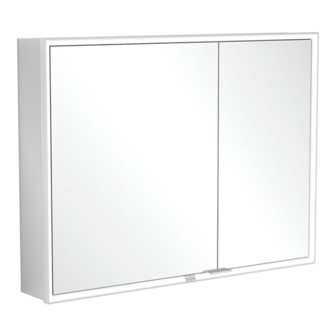 V&B Spiegelschrank MY VIEW NOW 100x75x16,8cm, LED, 2 T, m Ein/Aus