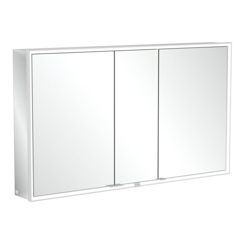 V&B Spiegelschrank MY VIEW NOW 130x75x16,8cm, LED, 3 T, Ein-/Ausschalt.