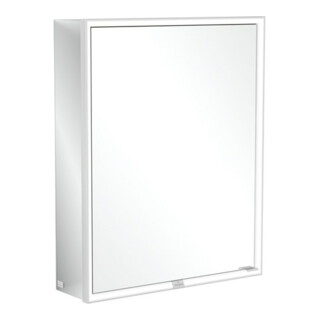 V&B Spiegelschrank MY VIEW NOW 60x75x16,8 cm, raccord gauche, LED, 1 porte, avec capteur