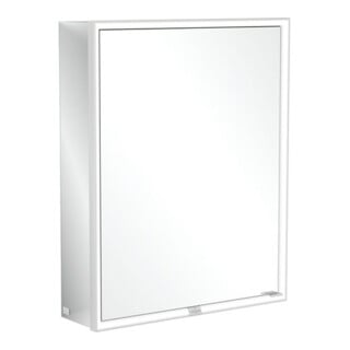 V&B Spiegelschrank MY VIEW NOW 60x75x16,8cm, Anschl li, LED, 1 T, Ein/A