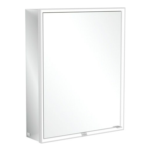 V&B Spiegelschrank MY VIEW NOW 60x75x16,8cm, Anschl li, LED, 1 T, m Sen