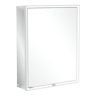 V&B Spiegelschrank MY VIEW NOW 60x75x16,8cm, Connexion D, LED, 1 porte, Int./Ext.