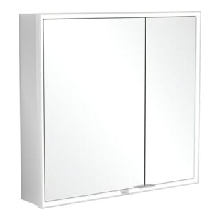 V&B Spiegelschrank MY VIEW NOW 80x75x16,8 cm, LED, 2 portes, avec Marche/Arrêt
