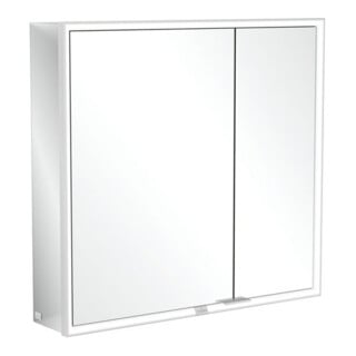 V&B Spiegelschrank MY VIEW NOW 80x75x16,8cm, LED, 2 T, Ein-/Ausschalt.