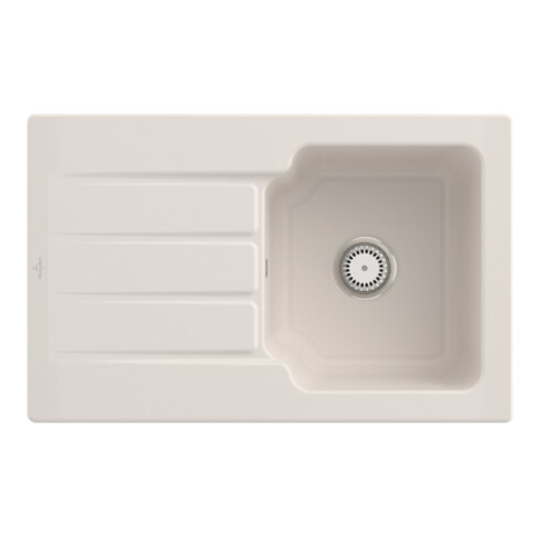 V&B Spüle Architectura 45 m Abl.garn, Hand., crema CeramicPlus