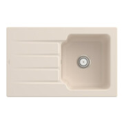 V&B Spüle Architectura 45 m Abl.garn, Hand., ivory CeramicPlus