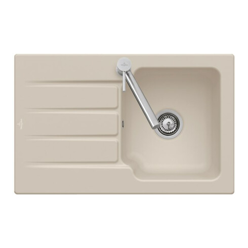 V&B Spüle Architectura 45 Spülbecken, almond CeramicPlus