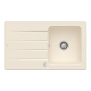 V&B Spüle Architectura 50 m Abl.garn, Exzenter, ivory CeramicPlus