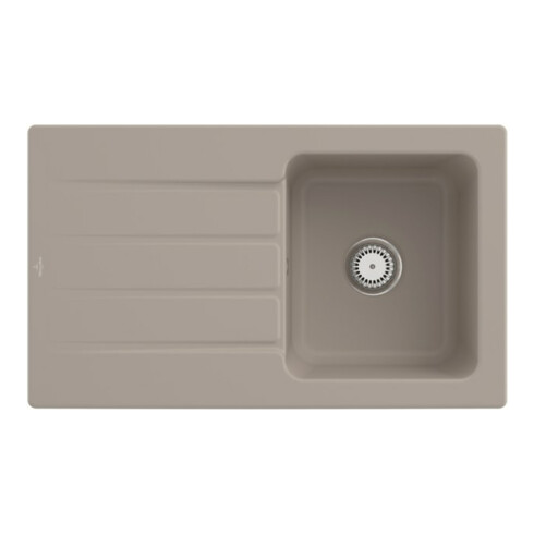 V&B Spüle Architectura 50 m Abl.garn, Hand., almond CeramicPlus