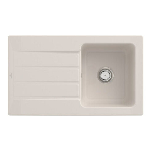 V&B Spüle Architectura 50 m Abl.garn, Hand., crema CeramicPlus