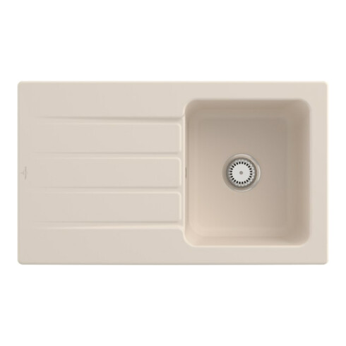 V&B Spüle Architectura 50 m Abl.garn, Hand., ivory CeramicPlus