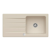 V&B Spüle Architectura 60 m Abl.garn, Exzenter, almond CeramicPlus