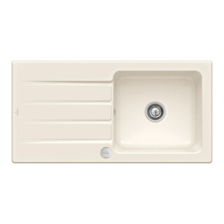 V&B Spüle Architectura 60 m Abl.garn, Exzenter, crema CeramicPlus