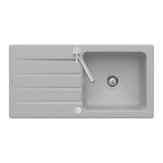 V&B Spüle Architectura 60 m Abl.garn, Exzenter, fossil CeramicPlus