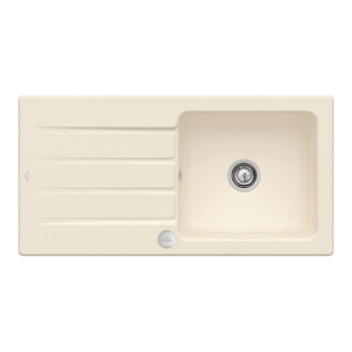 V&B Spüle Architectura 60 m Abl.garn, Exzenter, ivory CeramicPlus