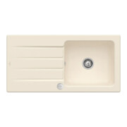 V&B Spüle Architectura 60 m Abl.garn, Exzenter, ivory CeramicPlus