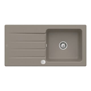 V&B Spüle Architectura 60 m Abl.garn, Exzenter, timber CeramicPlus