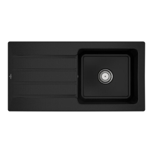 V&B Spüle Architectura 60 m Abl.garn, Hand., chromite CeramicPlus