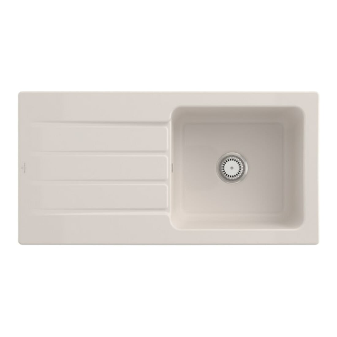 V&B Spüle Architectura 60 m Abl.garn, Hand., crema CeramicPlus