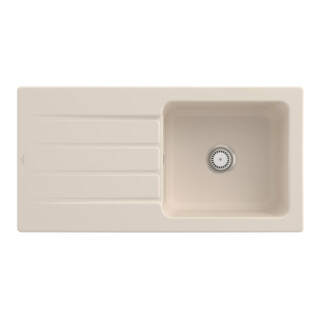 V&B Spüle Architectura 60 m Abl.garn, Hand., ivory CeramicPlus