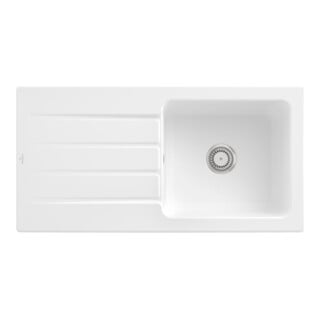 V&B Spüle Architectura 60 m Abl.garn, Hand., st. white CeramicPlus