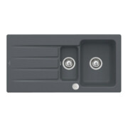 V&B Spüle Architectura 60 XR m Abl.garn, rd m Exzenter, graph C-plus