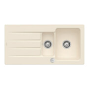 V&B Spüle Architectura 60 XR m Abl.garn, rd m Exzenter, ivory C-plus