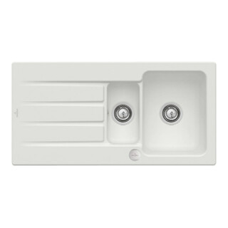 V&B Spüle Architectura 60 XR m Abl.garn, rd m Exzenter, steam C-plus