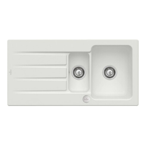 V&B Spüle Architectura 60 XR m Abl.garn, rd m Exzenter, steam C-plus