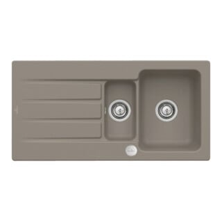 V&B Spüle Architectura 60 XR m Abl.garn, rd m Exzenter, timber C-plus