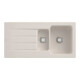 V&B Spüle Architectura 60 XR m Abl.garn, rd m Hand., crema C-plus-1