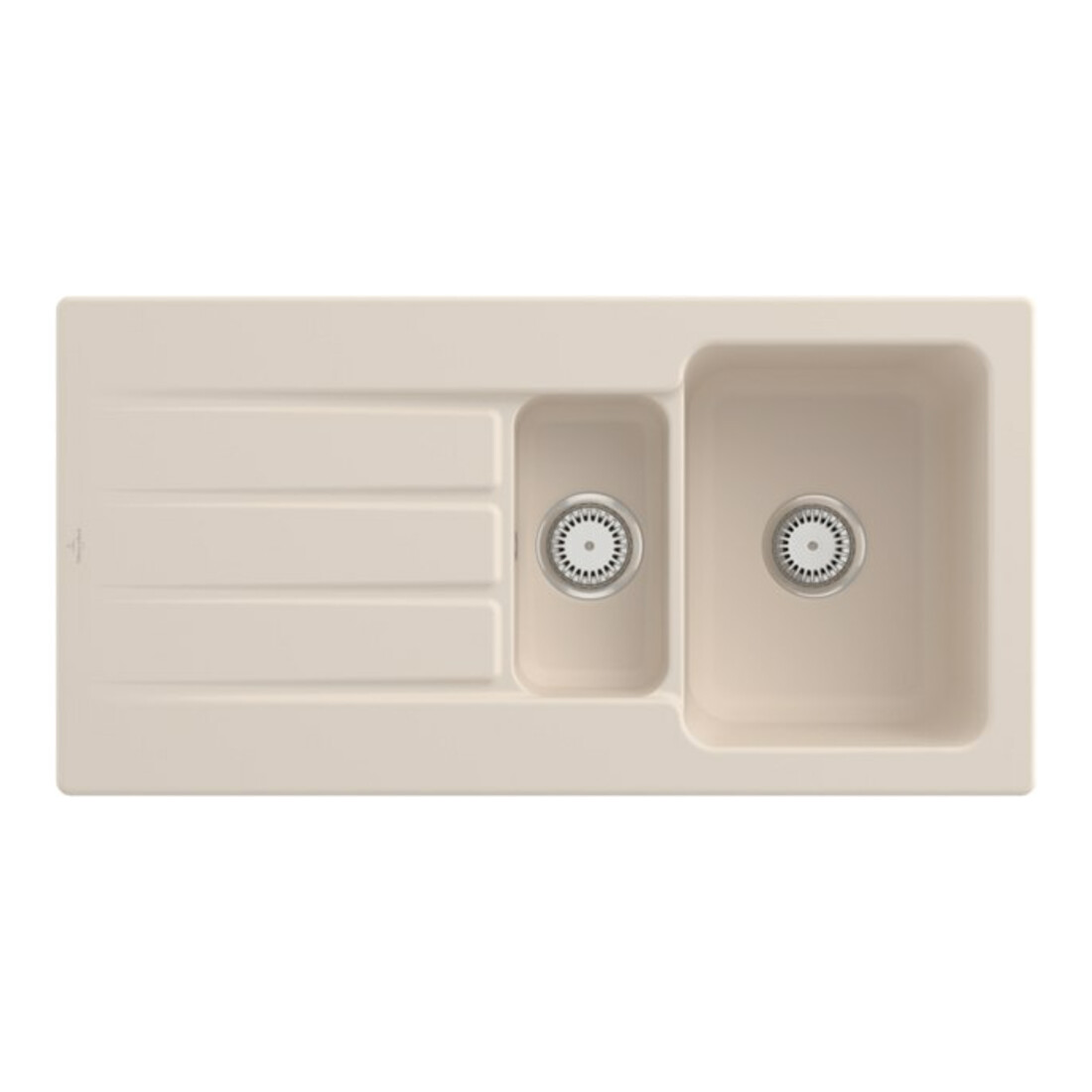V&B Spüle Architectura 60 XR m Abl.garn, rd m Hand., ivory C-plus