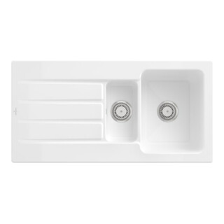 V&B Spüle Architectura 60 XR m Abl.garn, rd m Hand., we alp C-plus